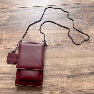 Zara Crossbody Phone/Wallet Bag, Red